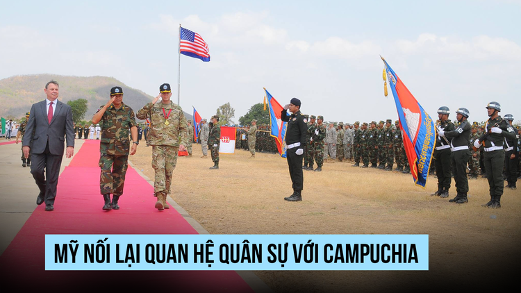 Mỹ - Campuchia 'tan băng' quan hệ quân sự