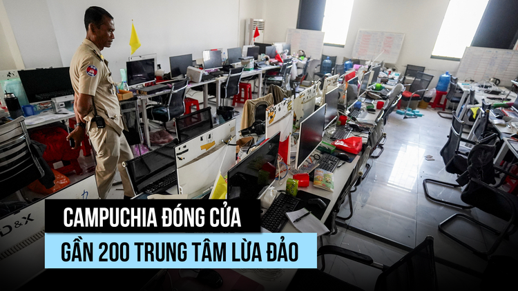 Campuchia dẹp gần 200 trung tâm lừa đảo