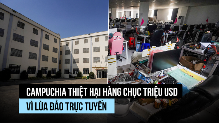 Người dân Campuchia mất hàng chục triệu USD vì lừa đảo trực tuyến