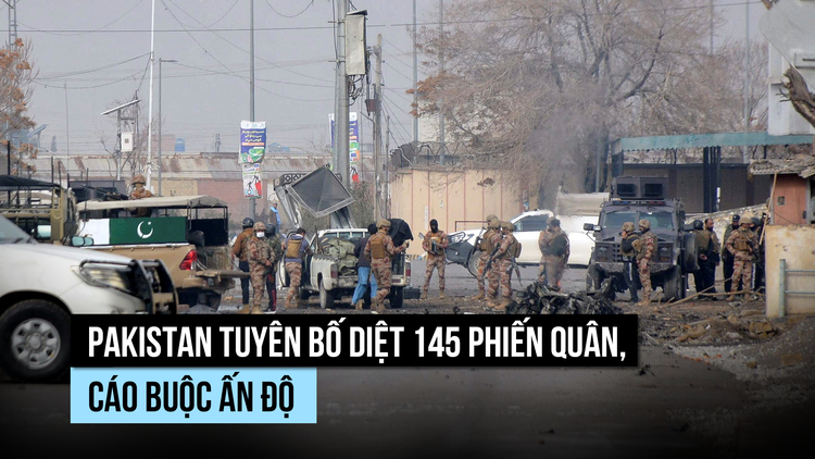 Pakistan tuyên bố tiêu diệt 145 phiến quân sau loạt tấn công đẫm máu cuối tuần