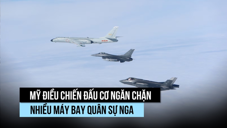 Chiến đấu cơ Mỹ chặn máy bay quân sự Nga ở Alaska