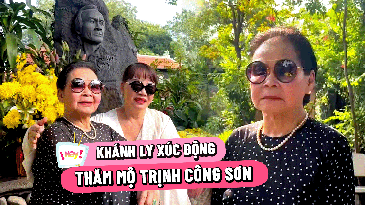 Ca sĩ Khánh Ly về nước sau cơn đột quỵ, xúc động viếng mộ Trịnh Công Sơn