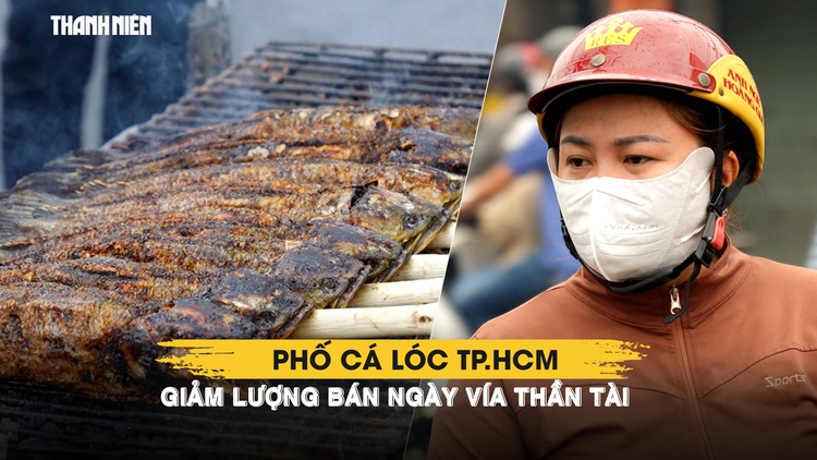 Ngày vía Thần tài, phố cá lóc TP.HCM giảm lượng bán: ‘Như mọi năm là kẹt xe rồi’