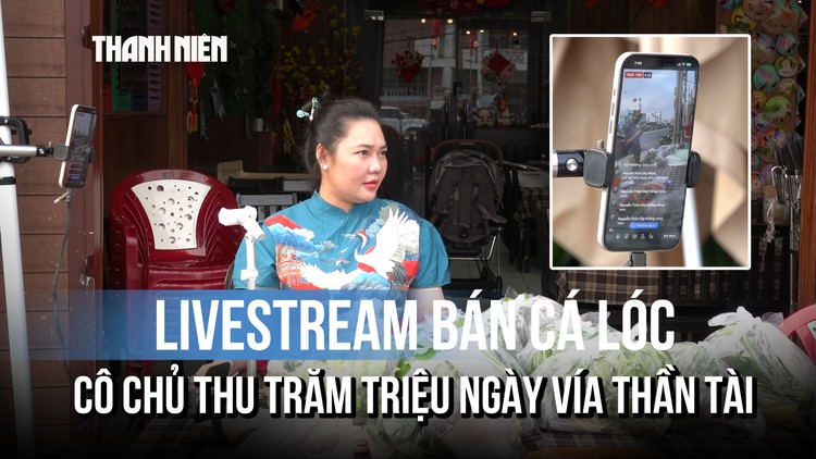 Livestream bán cá lóc ngày vía Thần Tài, cô chủ miền Tây thu gần trăm triệu buổi sáng