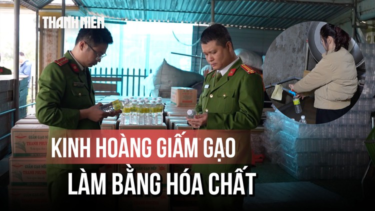 Sản xuất hơn 60.000 lít giấm gạo giả bằng nước và hóa chất