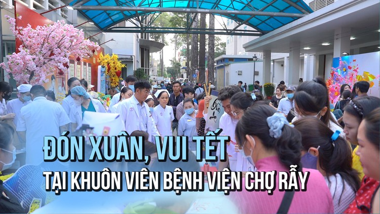 Đường hoa xuân Bệnh viện Chợ Rẫy: ‘Liều thuốc’ tinh thần cho bệnh nhân xa nhà