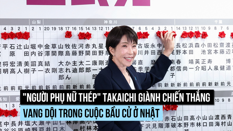 'Bà đầm sắt' Nhật Bản Takaichi giành chiến thắng bầu cử vang dội