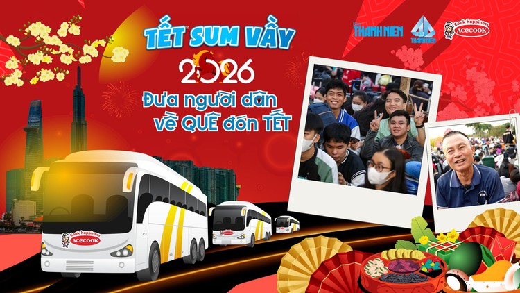 Tết sum vầy: Hơn 2.000 sinh viên, người lao động khó khăn được về quê đón tết sớm