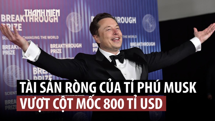 Tài sản của ông Elon Musk bỏ xa các tỉ phú khác ra sao?