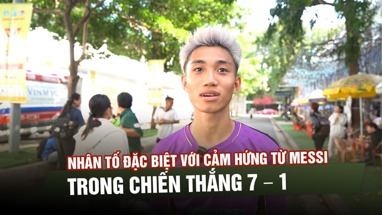 Thần tượng Messi, bộ đôi đặc biệt của đội bóng Thanh Hóa đưa đội nhà vào tứ kết sớm