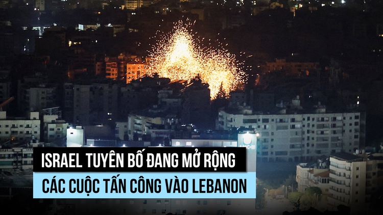 Israel mở rộng vùng oanh tạc ở Lebanon, đe dọa đưa quân vào dẹp Hezbollah