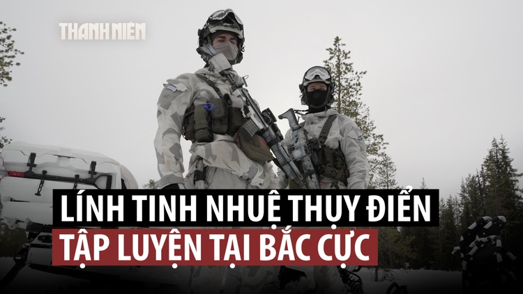 Lính tinh nhuệ  Thụy Điển huấn luyện tại Bắc Cực