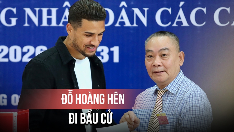 Đỗ Hoàng Hên và các cầu thủ nhập tịch tham gia bầu cử ngày 15.3