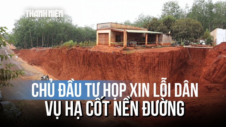 Vụ nhà dân bên mép vực ở Đồng Nai: Chủ đầu tư họp mặt xin lỗi người dân