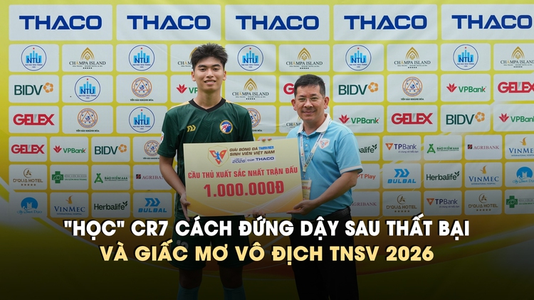 Trung vệ Đà Nẵng thần tượng CR7: ‘Đời sinh viên không có lần thứ 2 như thế này’