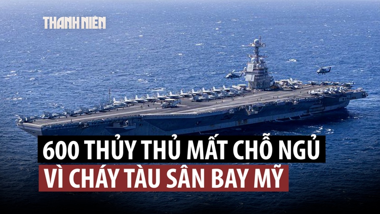 Tàu sân bay Mỹ cháy suốt 30 giờ khi tham gia tấn công Iran?