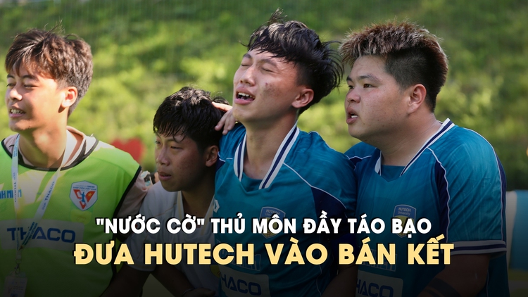 Quyết định thay người khiến cả khán đài ngỡ ngàng và cái kết ngọt cho HUTECH