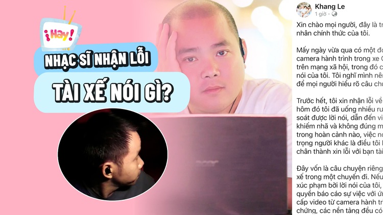 Nhạc sĩ Minh Khang nhận lỗi, tài xế taxi: Lời xin lỗi không phải cho tôi