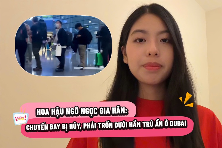 Sao Việt bị hủy chuyến bay, phải xuống hầm trú ẩn