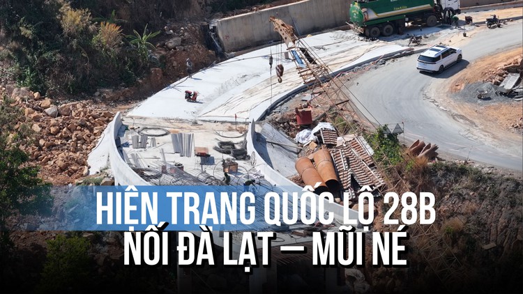 Hiện trạng quốc lộ 28B - cung đường mới đi Đà Lạt trước ngày về đích