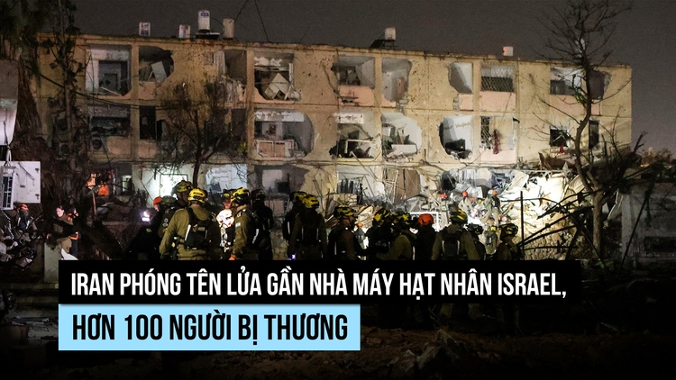 Israel không chặn được tên lửa Iran bắn gần 'cơ sở hạt nhân'