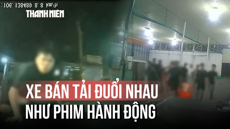 Đồng Tháp: Kinh hoàng cảnh 3 xe bán tải rượt đuổi, hành hung người trong đêm