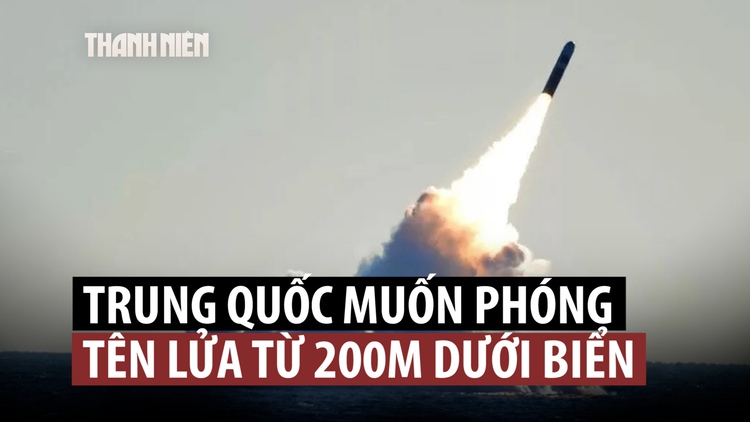 Trung Quốc tìm phương pháp phóng tên lửa từ độ sâu 200 m dưới biển