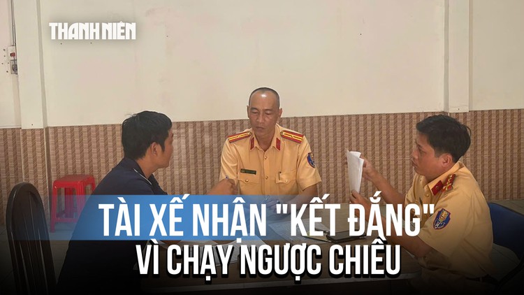 TP.HCM: Phạt kịch khung 20 triệu đồng tài xế xe khách chạy ngược chiều
