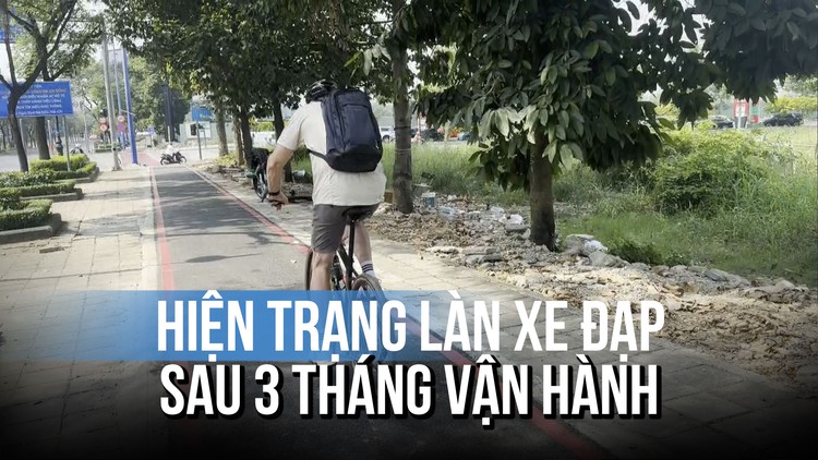 Làn riêng cho xe đạp ở TP.HCM ra sao sau 3 tháng vận hành?