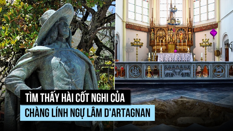Hài cốt của chàng d'Artagnan trong 'Ba người lính ngự lâm' có thể đã được tìm ra