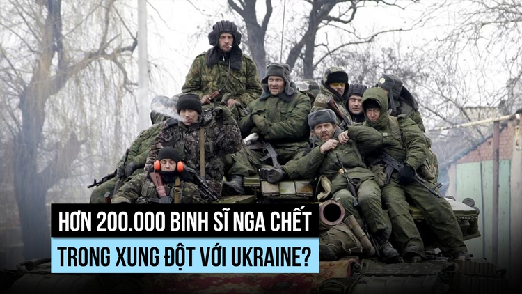 Hơn 200.000 binh sĩ Nga tử trận trong xung đột với Ukraine?
