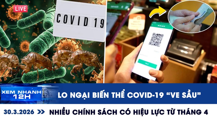 Xem nhanh 12h: Lo ngại biến thể Covid-19 've sầu' | Nhiều chính sách có hiệu lực từ tháng 4