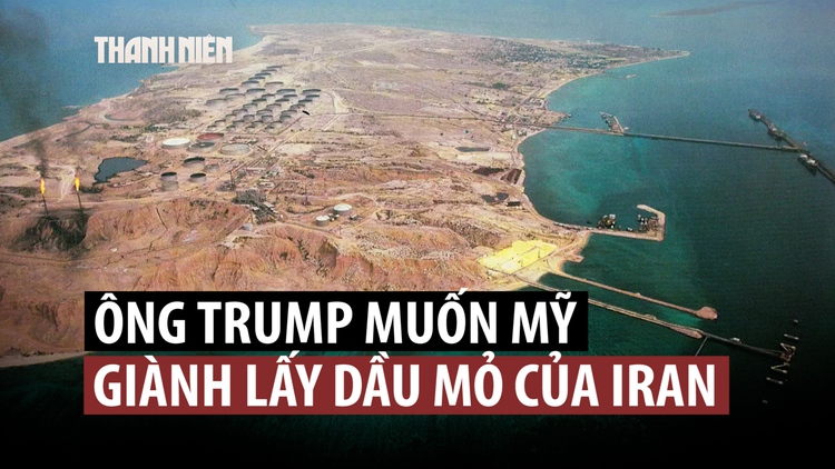 Ông Trump nói Mỹ có thể chiếm đảo Kharg để kiểm soát dầu mỏ Iran
