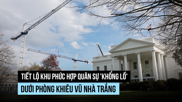 Ông Trump hé lộ khu phức hợp quân sự 'khổng lồ' ngầm dưới Nhà Trắng