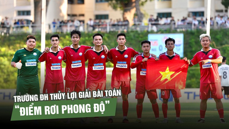 HLV Trường ĐH Thủy Lợi giải bài toán 'điểm rơi phong độ' sau chức vô địch