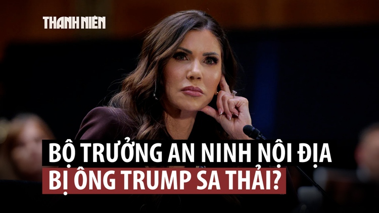 Bộ trưởng Kristi Noem bị ông Trump thay thế 