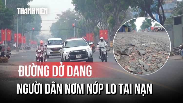 Hơn 100 mét đường dang dở thành 'bẫy giao thông' tại khu dân cư Vĩnh Lộc