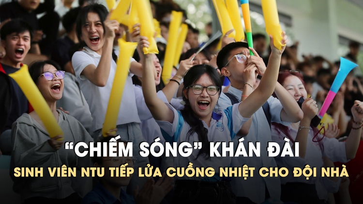 'Chảo lửa'sinh viên Nha Trang gần 2.000 CĐV lấp kín khán đài ngày khai mạc