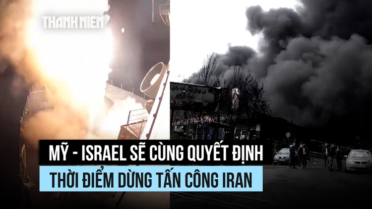 Ông Trump nói Mỹ - Israel sẽ cùng quyết định thời điểm dừng tấn công Iran
