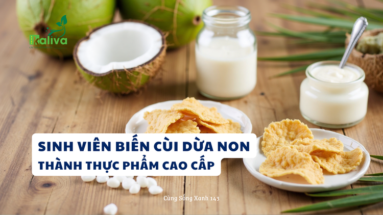 Cùng sống xanh số 143: Giúp doanh nghiệp tận dụng cùi dừa non, nhóm sinh viên giành giải nhất cuộc thi FID 2025