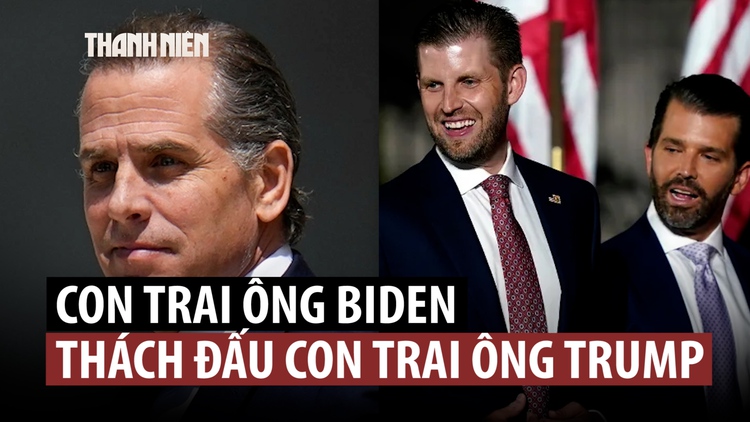 Con trai ông Biden thách con trai ông Trump thượng đài tỉ võ