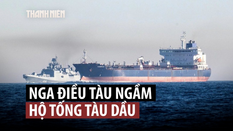 Nga nói có quyền tự vệ trước ‘hành vi cướp biển’, điều tàu chiến hộ tống tàu dầu