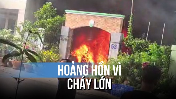 Cháy lớn ở TP.HCM, thiệt hại nhiều tài sản