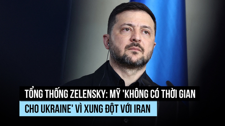 Tổng thống Ukraine lo bị Mỹ lơ là, chậm cấp vũ khí vì xung đột với Iran