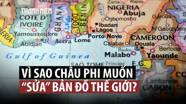 Châu Phi muốn vẽ lại bản đồ thế giới để thể hiện đúng kích thước