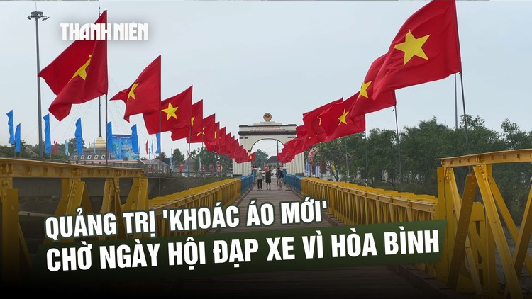 Quảng Trị 'khoác áo mới', chờ Ngày hội đạp xe Vì hòa bình