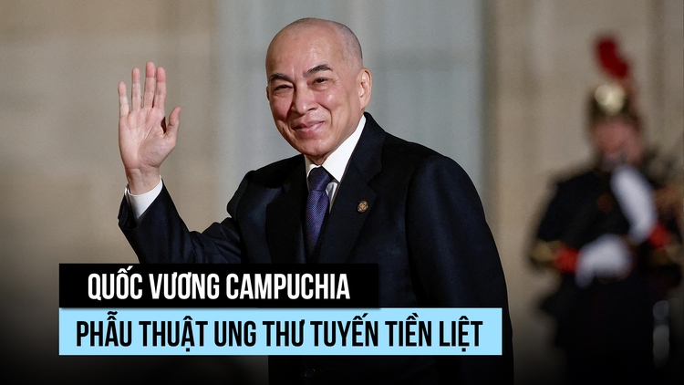 Quốc vương Campuchia Sihamoni phẫu thuật ung thư ở Bắc Kinh