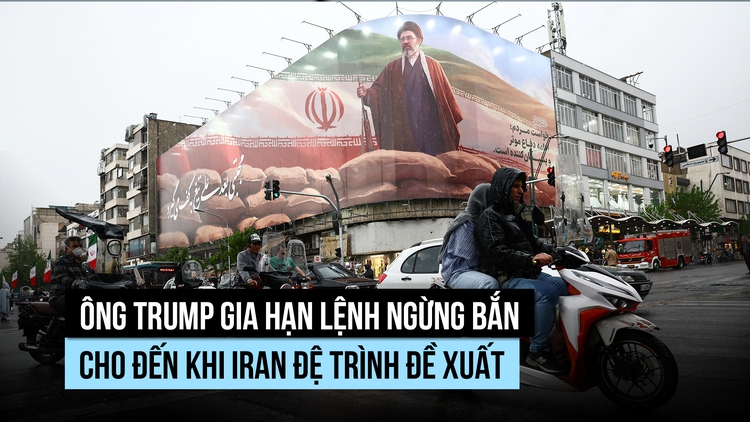 Ông Trump gia hạn lệnh ngừng bắn, vẫn phong tỏa cảng Iran