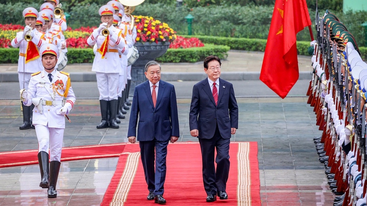 Toàn cảnh ngày đầu chuyến thăm của Tổng thống Hàn Quốc Lee Jae Myung đến Việt Nam