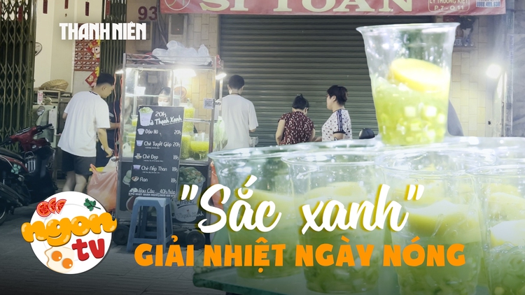 ‘Sắc xanh’ giải nhiệt ngày nóng: Giải mã sức hút của ly chè thạch xanh